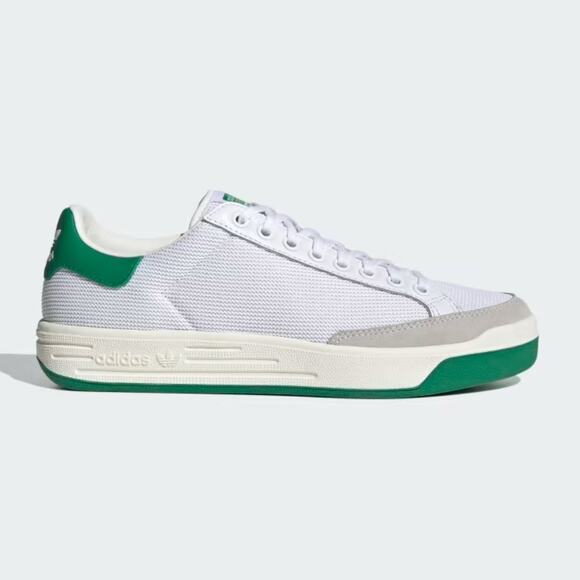 Adidas Men's Lifestyle Rod Laver White Green Size 8.5 - Picture 1 of 10